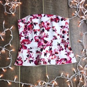 White House black market corset top